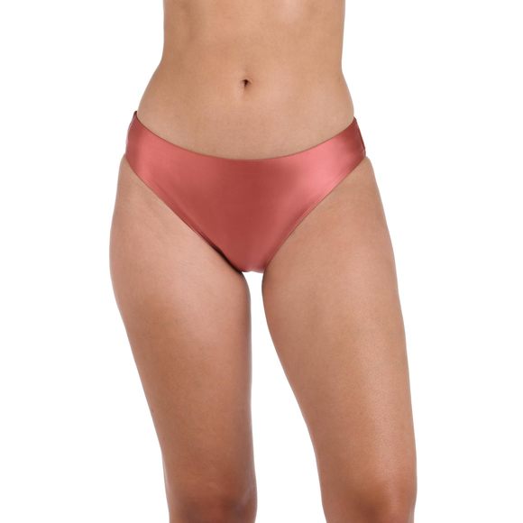 La Blanca Women's Scoop Front Hipster Swimsuit Bottom, Sienna//Earth Goddess, 6 - Picture 1 of 4